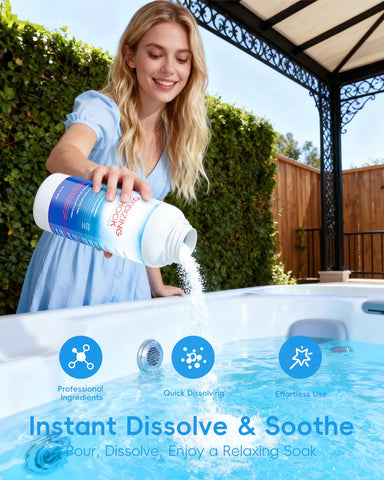 POOLHOUR oxidizing shock packaging highlighting a two-pack option.