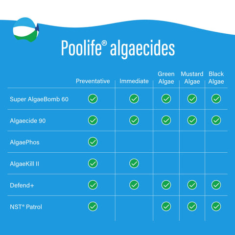 Poolife Algae Bomb in fountain water system for clear water