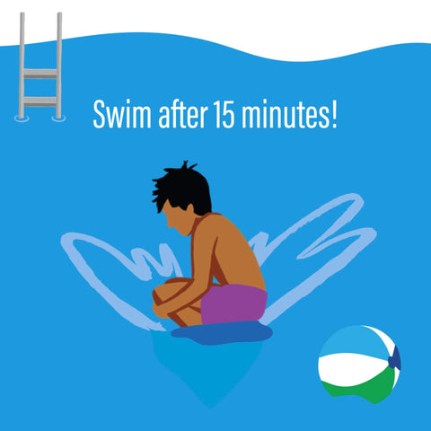Poolife Algaecide 90 pool-water before-after shows clearer swimming conditions.
