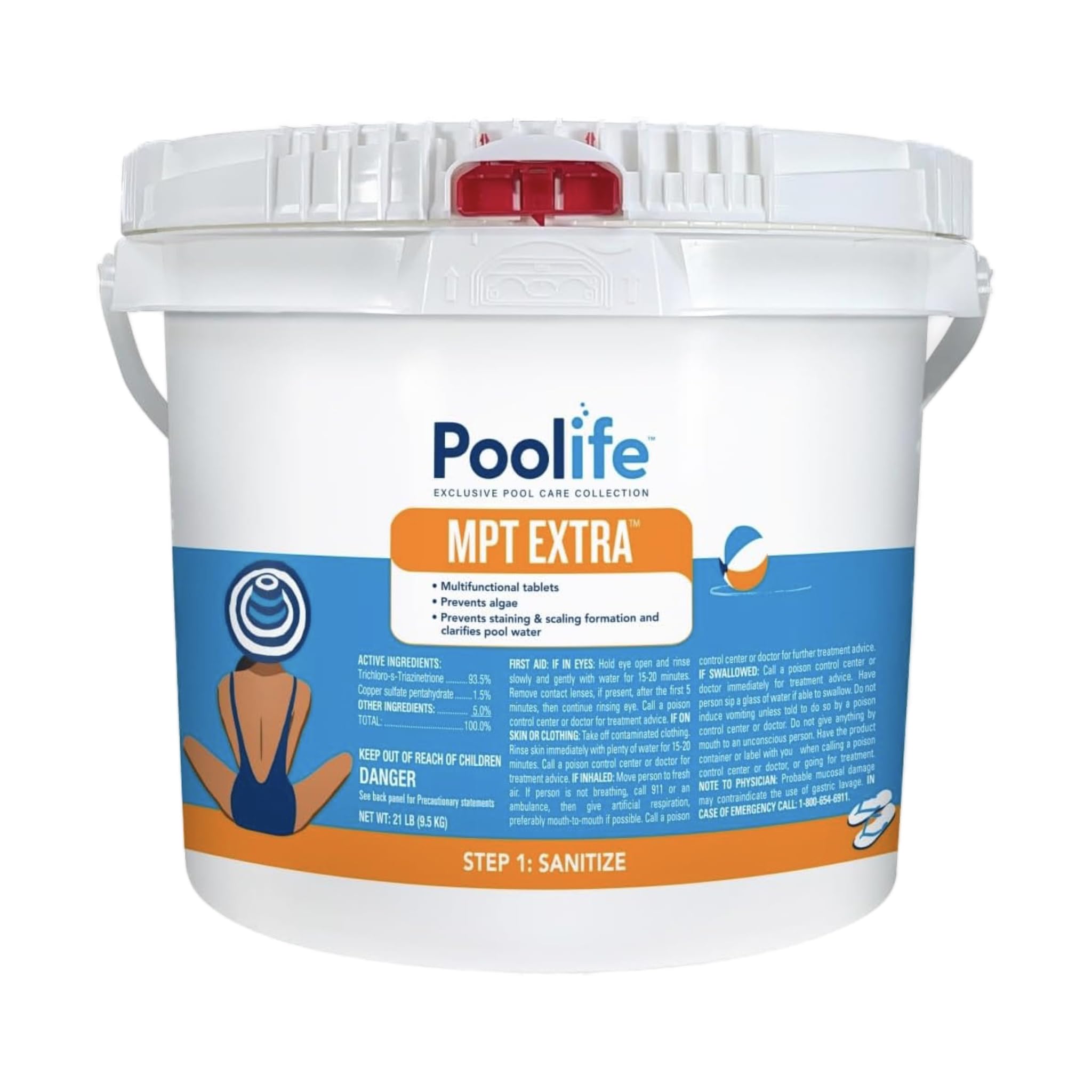 Poolife MPT Extra 21 Lbs bag ready to treat and balance pool water