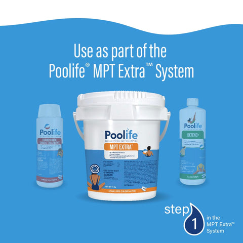 Poolife MPT Extra helps prevent algae growth for cleaner pool surfaces
