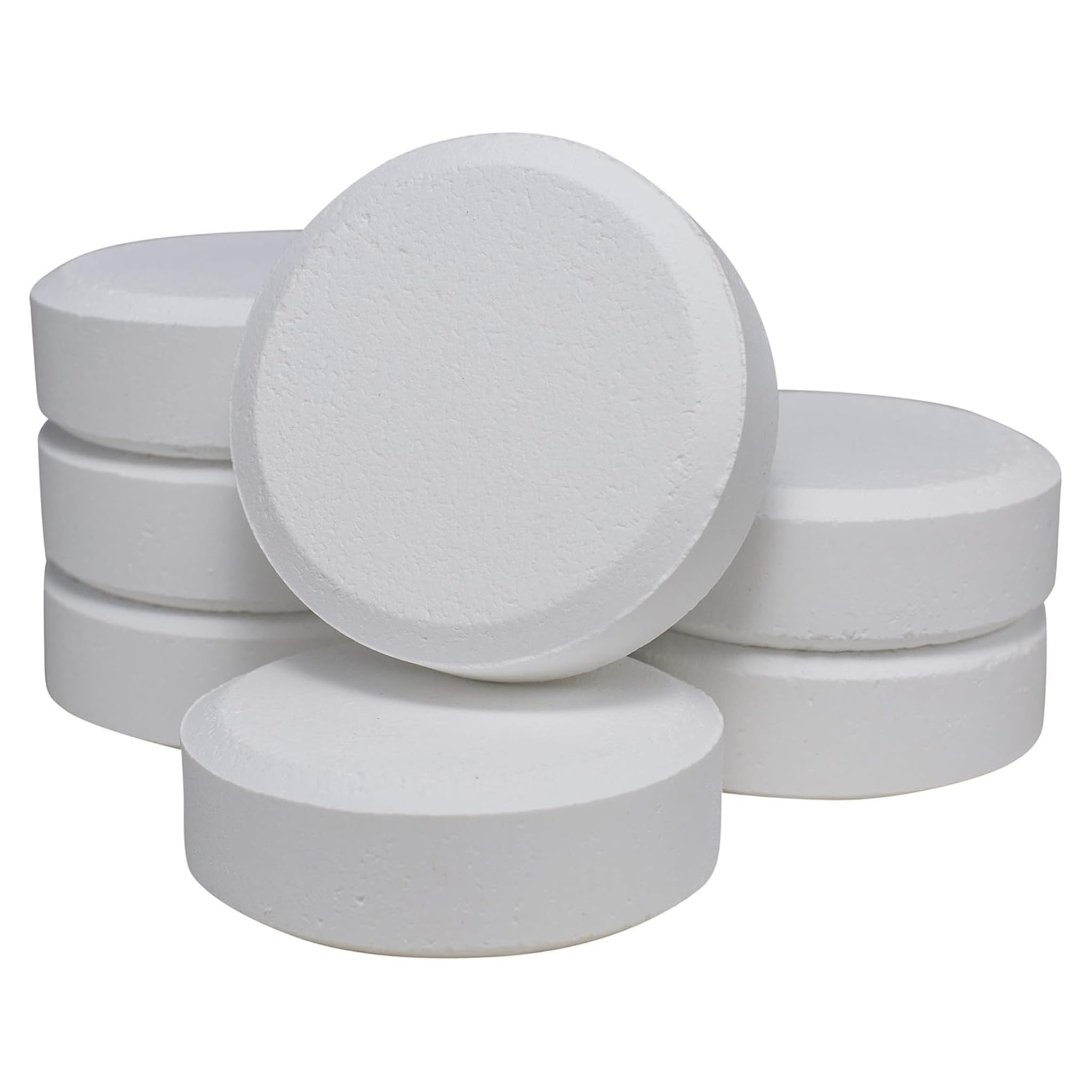 Poolife tablets dissolving in water showing slow-release chlorine.