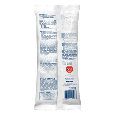 Poolife Turbo Shock safe for vinyl, plaster, and fiberglass pools.