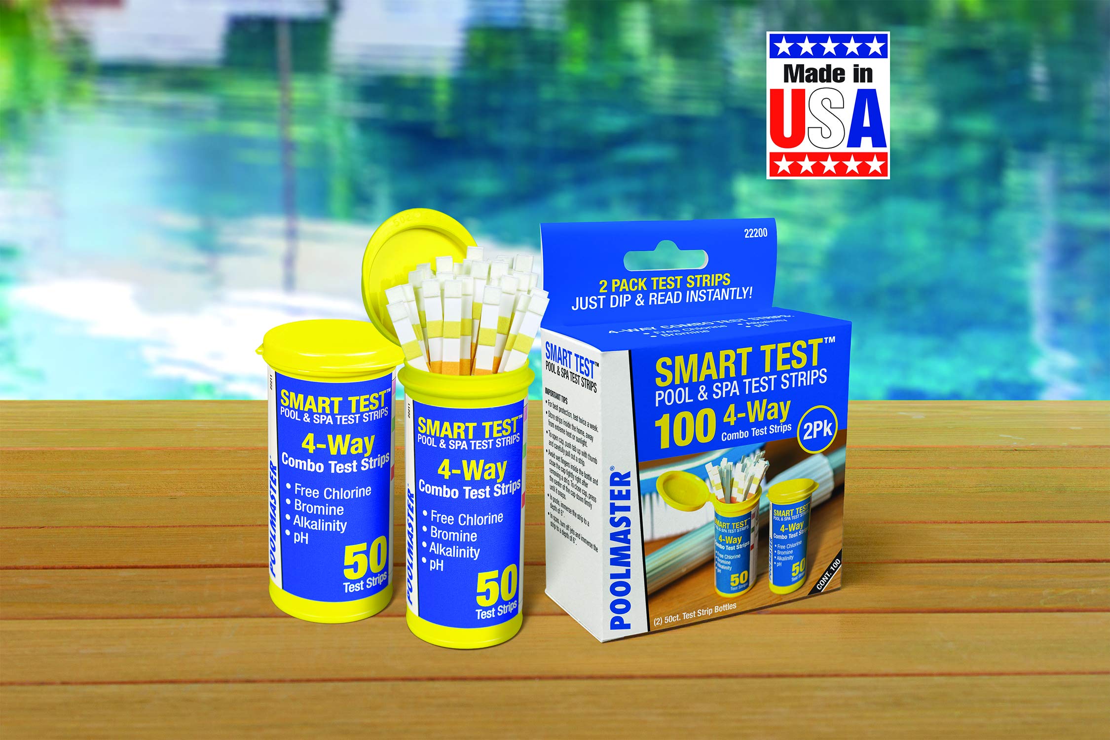 Made in USA Poolmaster packaging signals trusted quality