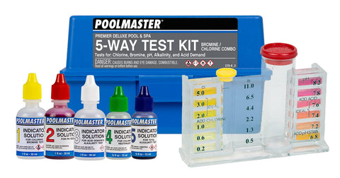 Poolmaster 22270 solution set for #1-#3 enabling reliable chemical testing.