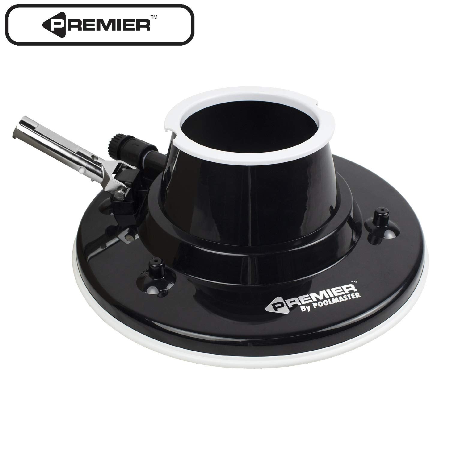 Front view of the Poolmaster 28316 highlighting the large cleaning head