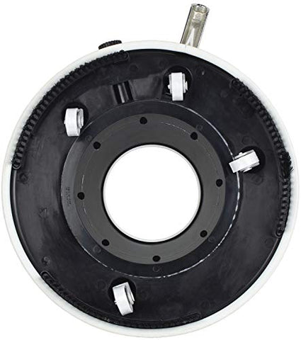 Replaceable perimeter brushes on Poolmaster 28316 for edge cleaning