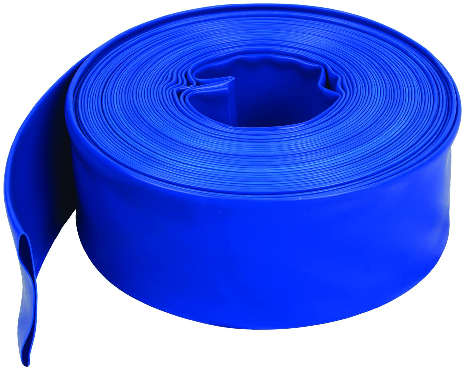 Close-up of Poolmaster heavy-duty vinyl hose for all-weather use.