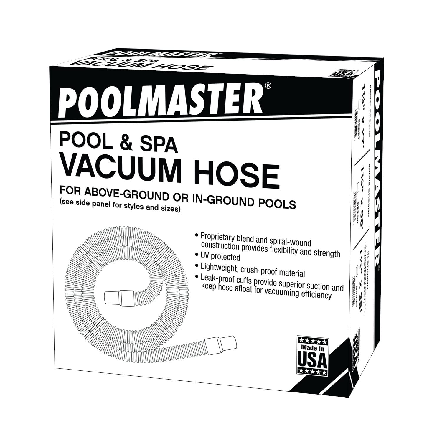USA-made durability helps maintain suction and longevity for pool maintenance.