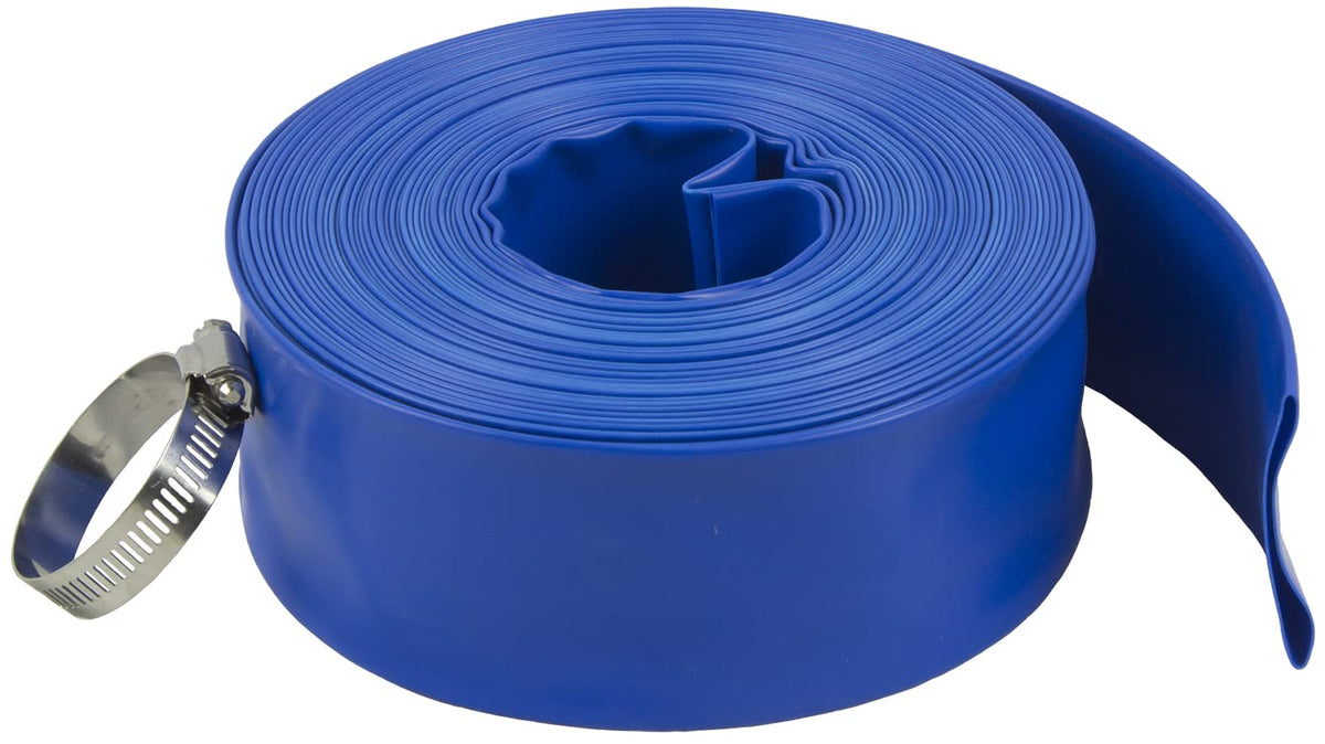Poolmaster backwash hose 2in 50ft extended for easy pool filter backwashing.