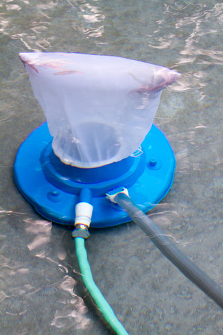 Poolmaster Big Sucker shows eight jets delivering strong suction