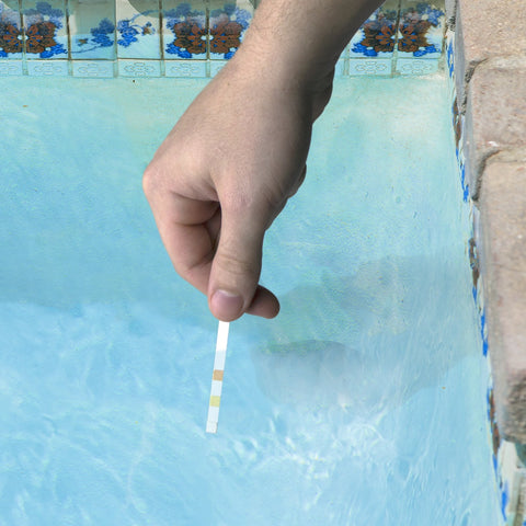 Poolmaster color indicator chart reading for easy comparison.