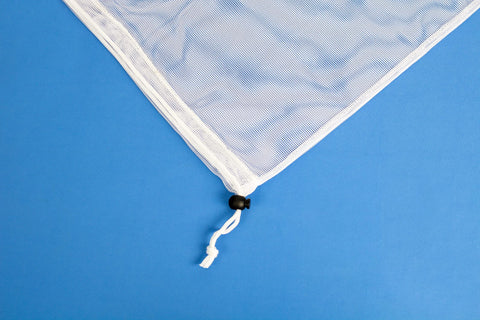 Poolmaster 28822 mesh bag demonstrates compatibility with Big Sucker and Premium vacuums