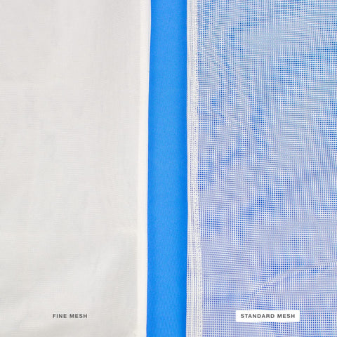 Toggle lock closure on Poolmaster deluxe mesh bag keeps it secured to standard vacuums