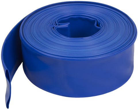 Poolmaster hose rolled flat for compact storage after use.