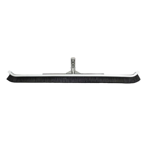 End caps protect walls and liners during brushing with Poolmaster brush