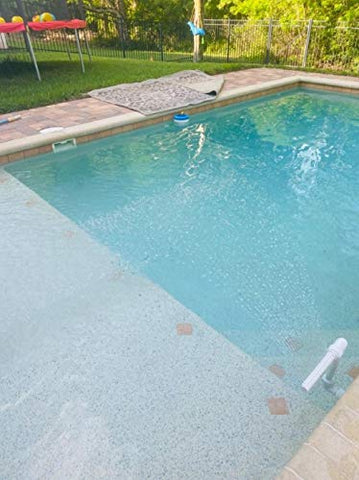 Poolmaster Pool and spa water feature enhances ambiance and cooling on hot days.