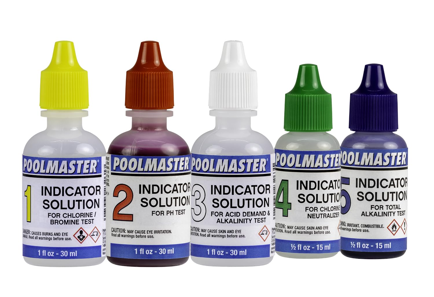 Poolmaster replacement solution 1 bottle for accurate chlorine testing at home pool maintenance