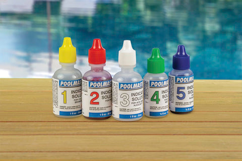 Poolmaster replacement solution 3 bottle supports accurate alkalinity and acid demand readings during testing