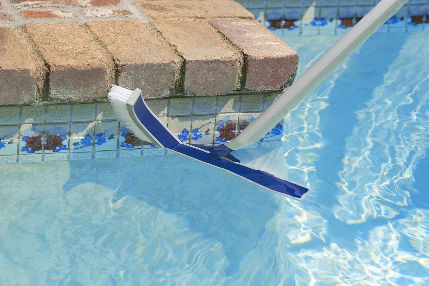 Poolmaster soft bumper protects vinyl liners from scratches during brushing