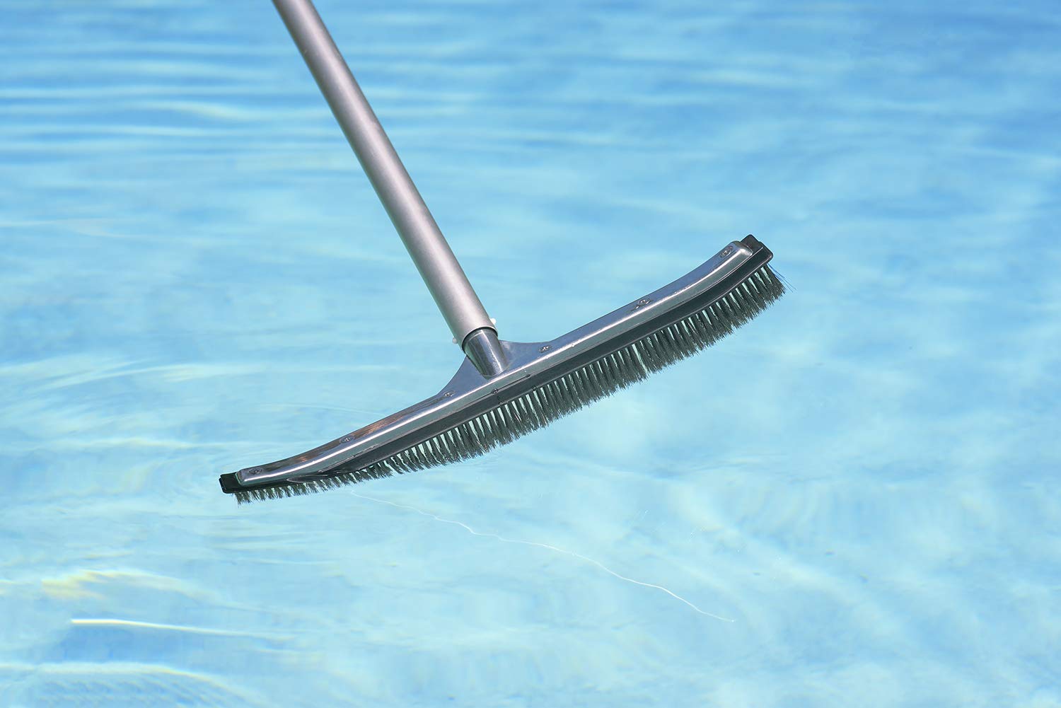 Poolmaster wide 18-inch head cleans large areas quickly