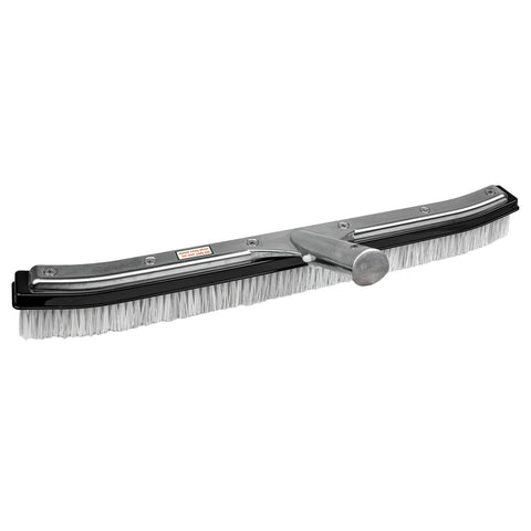 POOLMAVEN 18-inch wide brush covers more surface for faster pool cleaning.