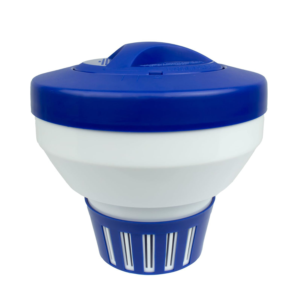 Poolmaven floating chlorine dispenser with large-capacity chamber for 3-inch tablets