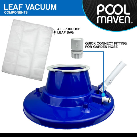 Poolmaven garden hose jet action creates strong suction without pumps.