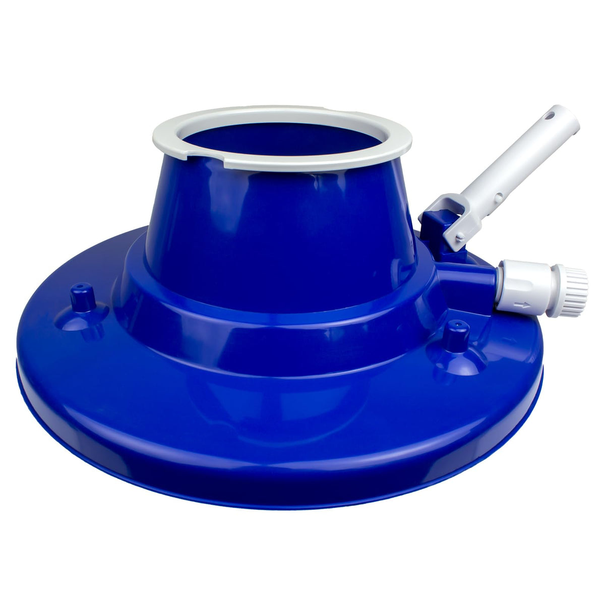 Poolmaven heavy-duty vacuum head with a 15-inch wide surface for fast debris pickup.