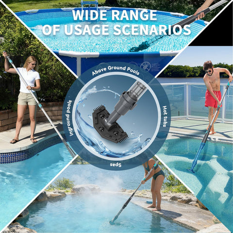 PoolMr handheld spa vacuum low-noise operation for peaceful spa maintenance.