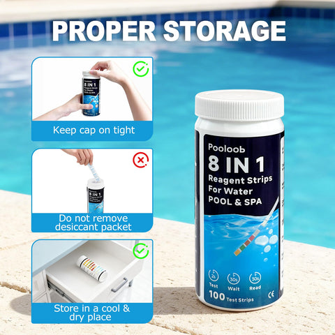 Pooloob test pads deliver precise readings with anti-bleed tech