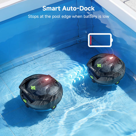 Pooloob PF1 rinseable filters kept clean for peak performance
