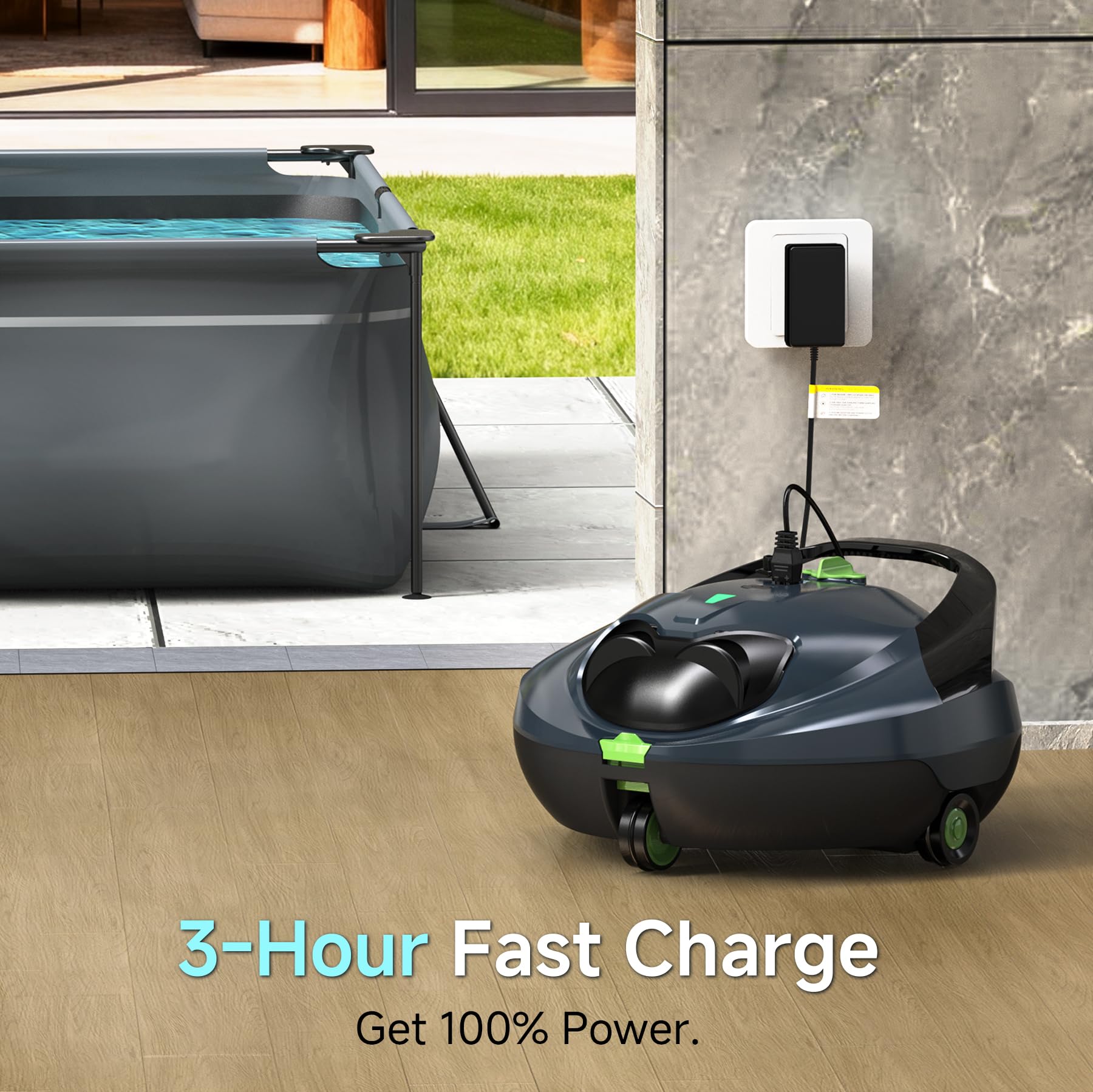 Pooloob PF1 power button start for simple operation
