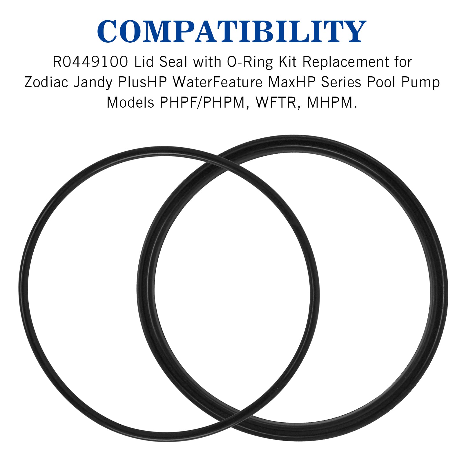 Pooloop R0449100 lid seal measures 6.6 inches for newer models