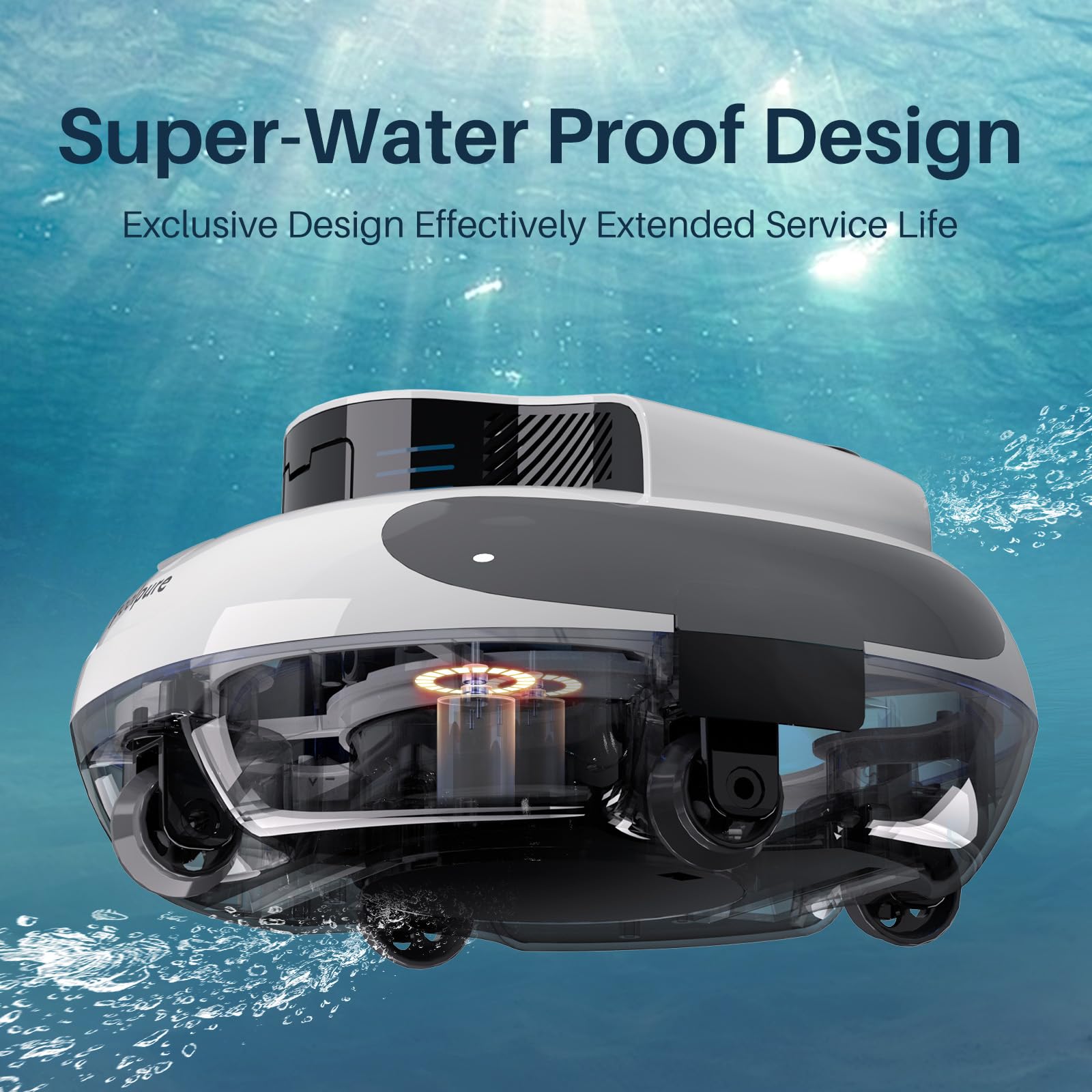 PoolPure cordless cleaner dock for easy retrieval and charging after use