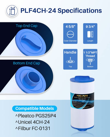 PoolPure dirt-locking technology captures more debris in spa water