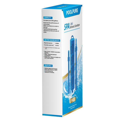 PoolPure long-lasting mineral stick with four-month performance claim