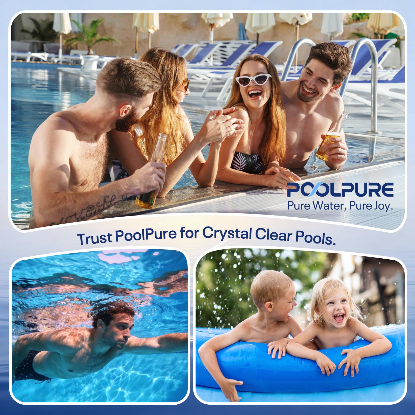 PoolPure PLF90A compatibility chart highlights broad replacement options with trusted brands.