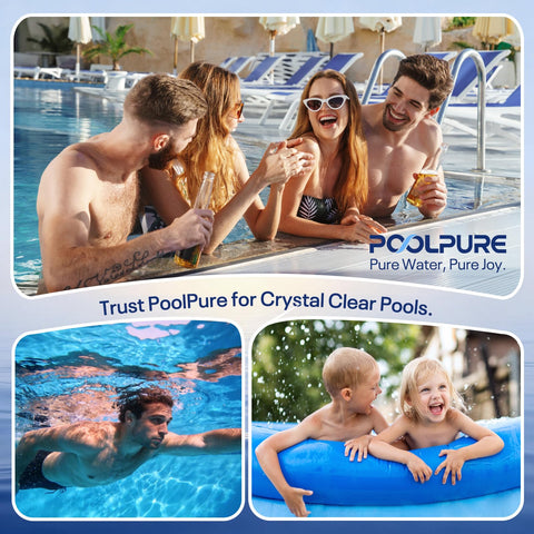 PoolPure PLF90A compatibility chart highlights broad replacement options with trusted brands.