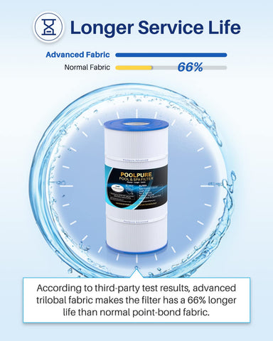 PoolPure PLF90A two-pack packaging indicates value and replacement readiness