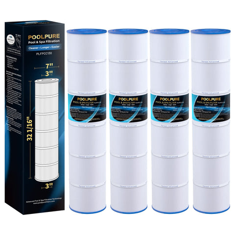PoolPure PLFPCC130 filter body shown for durable pool filtration.