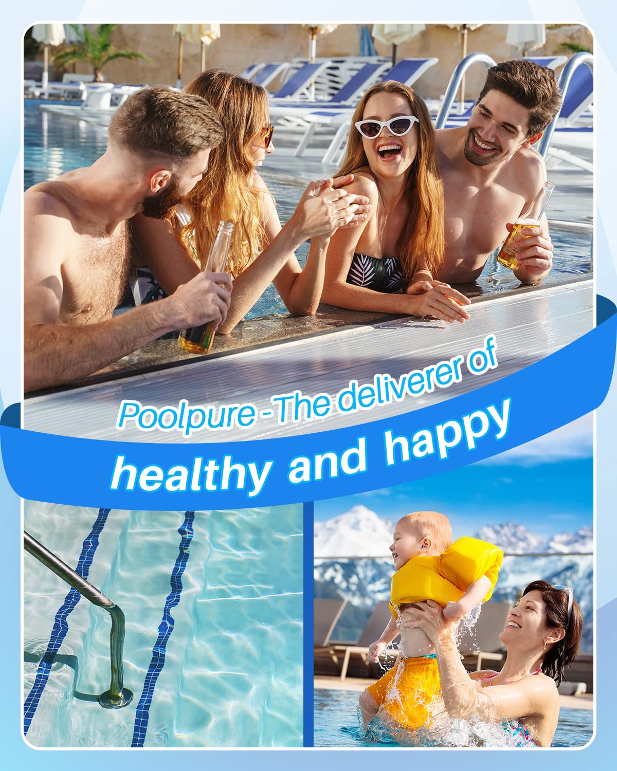 POOLPURE PLFPCC80 NSF/ANSI 50 certified for safer pool filtration