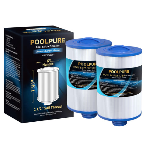 POOLPURE PWW50P3 spa filter replaces Unicel 6CH-940 for clearer hot tub water