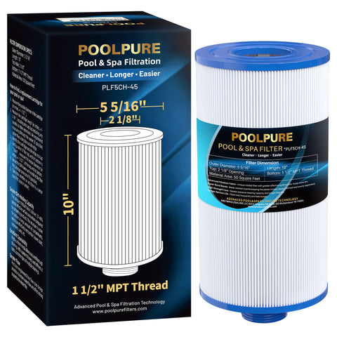 POOLPURE replacement filter PFF50P4 compatibility for pool filtration systems.