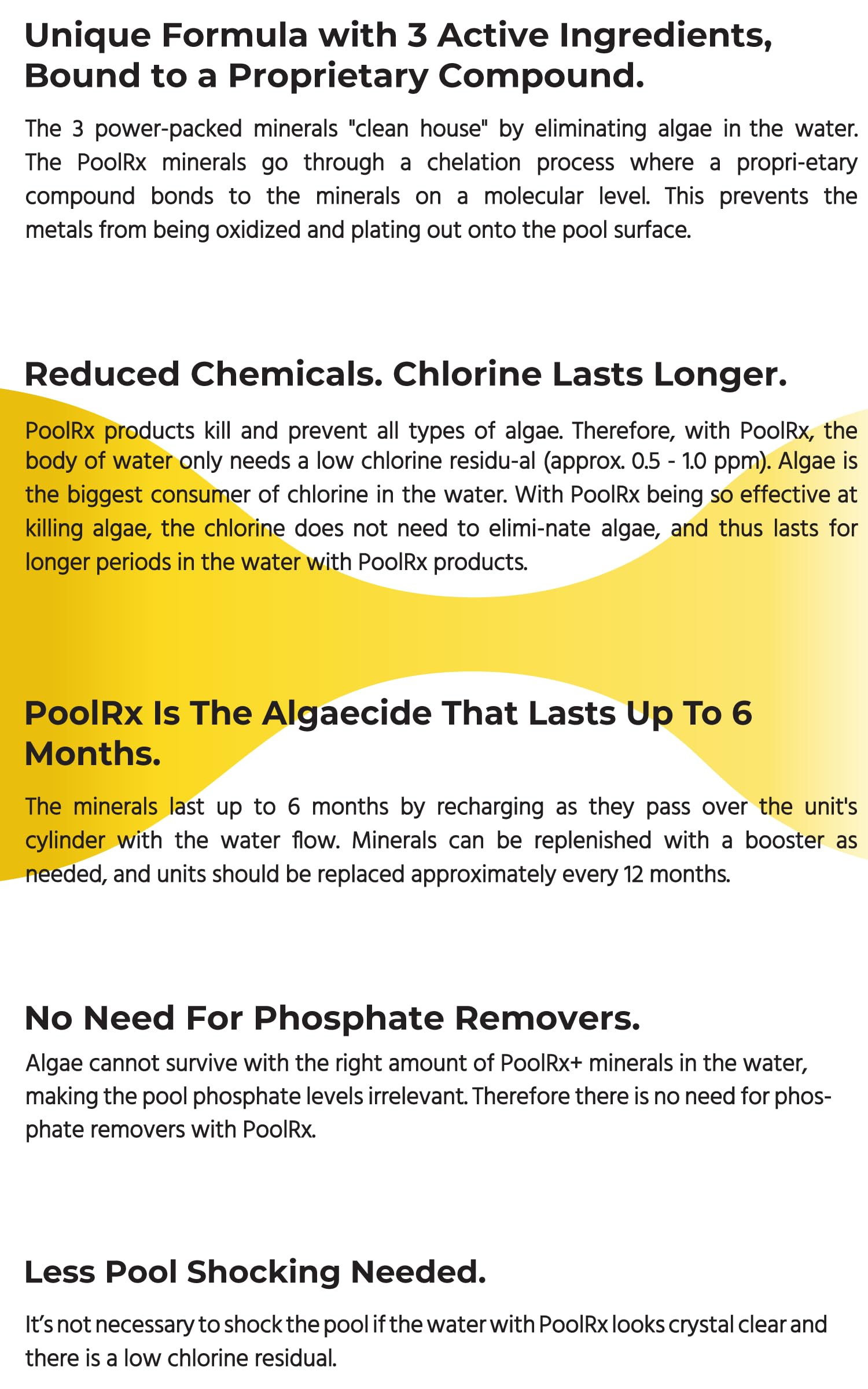 PoolRX Plus 6-month effectiveness signals long-lasting support across seasons