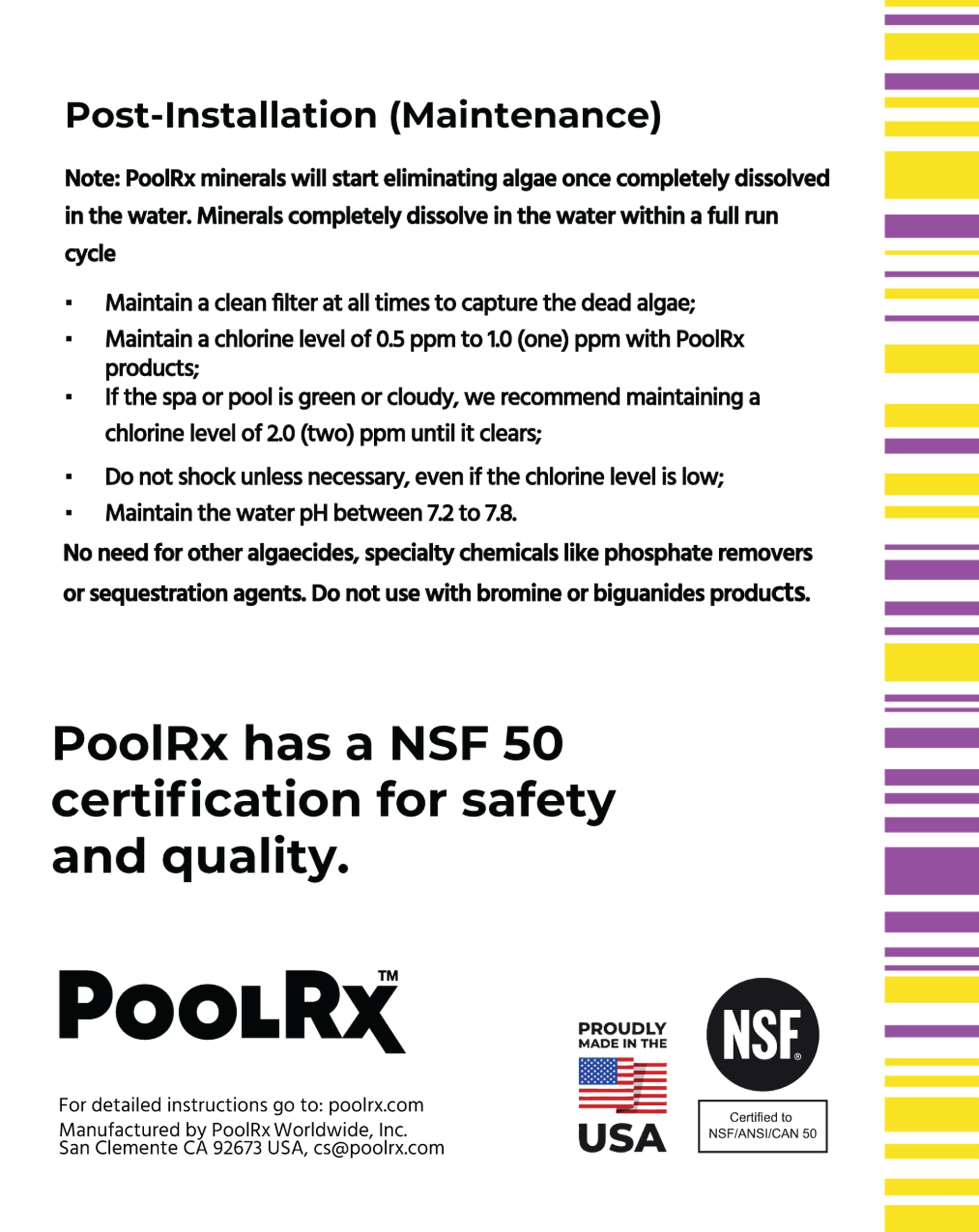 PoolRx+ spa unit designed for simple installation in 100-400 gallon systems.
