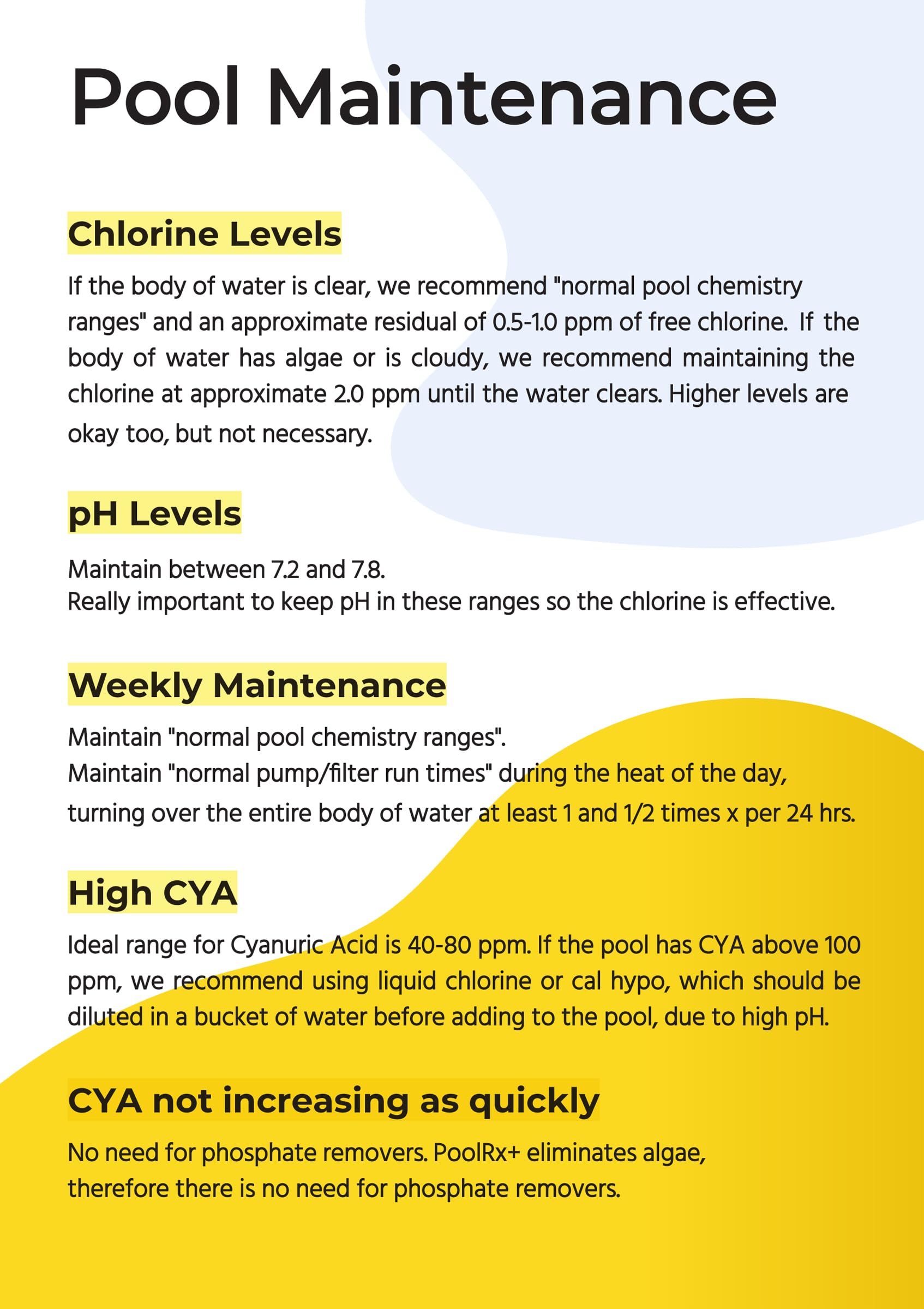 PoolRX+ salt-chlorine-UV-ozone compatibility illustrates broad pool system compatibility.