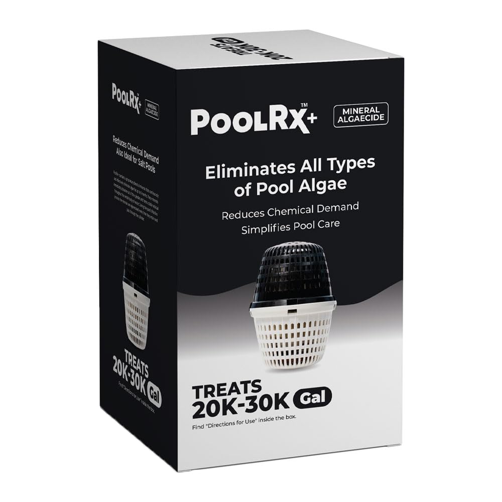 PoolRX+ unit for 20k-30k gallons delivers long-lasting algae control