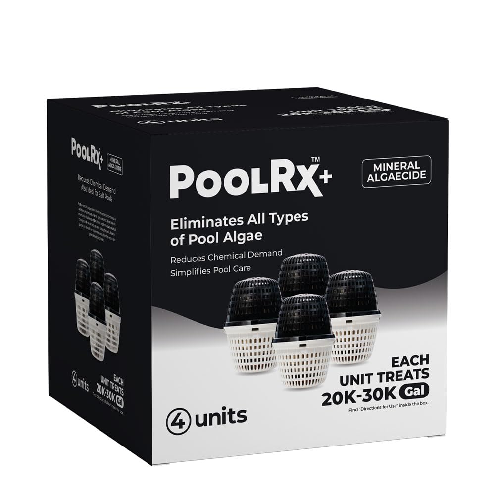 PoolRX Plus unit 20k-30k pack setup supports easy mid-sized pool installation
