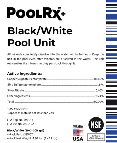 PoolRX Plus water balance support helps minimize chemical tweaks